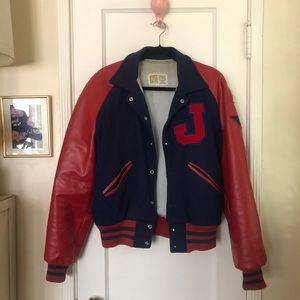 Vintage Basketball Letterman’s “J” Texas Jacket